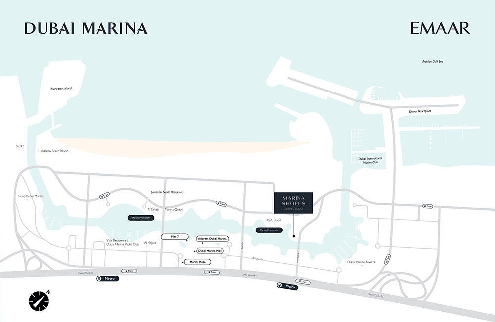 Emaar Marina Shores Masterplan