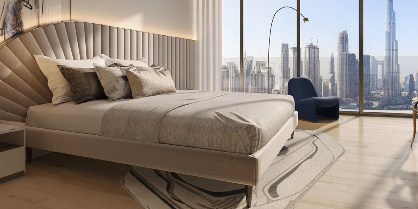 W Residences Dubai Downtown Bedroom